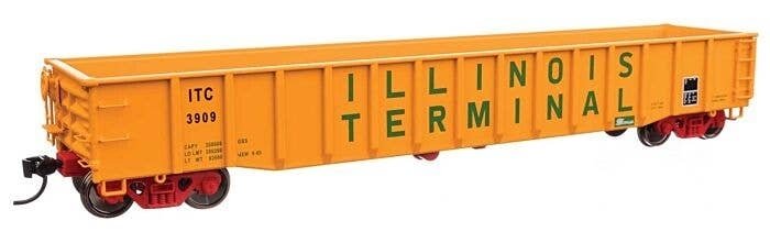 53′ Thrall Gondola - Ready to Run -- Illinois Terminal 3909, HO, WalthersProto 105512