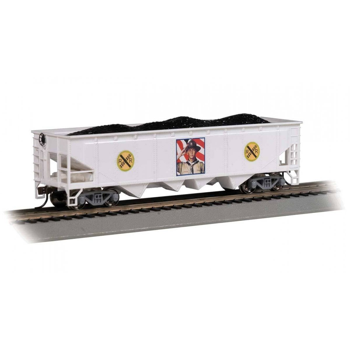 40′ Quad Hopper - Ready to Run - Silver Series(R) -- Boy Scouts of America(R) (Merit Badge, white, yellow)