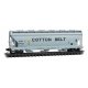 ACF 3-Bay Center Flow Covered Hopper w/Round Hatches - Ready to Run -- Cotton Belt SSW 73994 , N, Micro Trains Line 9300210