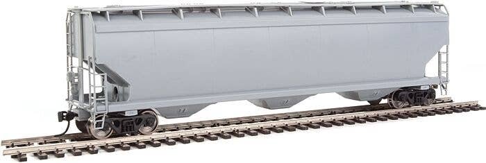 60′ NSC 5150 3-Bay Covered Hopper - Ready to Run -- Undecorated, HO, WalthersMainline 7600