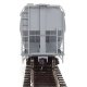 60′ NSC 5150 3-Bay Covered Hopper - Ready to Run -- Undecorated, HO, WalthersMainline 7600
