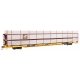 89′ Flatcar w/Tri-Level Shielded Auto Rack - Ready to Run -- Conrail 850245, TTKX Flatcar (yello, HO, WalthersMainline 8309
