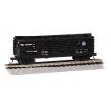Animated Stock Car - Ready to Run -- Denver & Rio Grande Western (Cattle Load, black), N, Bachmann Industries 19753