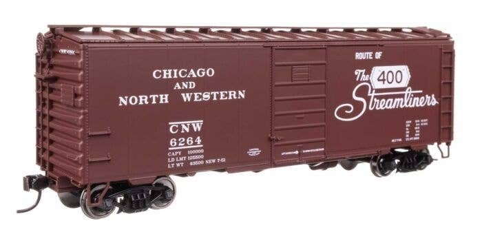 40′ PS-1 Boxcar - Ready to Run -- Chicago & North Western(TM) 6264, HO, WalthersMainline 45507
