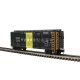 40′ Steel Stock Car - 3-Rail - Ready to Run - Trainman(R) -- Ferrocarril Del Pacifico (black, yellow), O, Atlas O 2002413