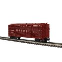 40′ Steel Stock Car - 3-Rail - Ready to Run - Trainman(R) -- Santa Fe (Boxcar Red), O, Atlas O 2002415