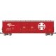 Evans 53Õ Double-Plug-Door Boxcar - Ready to Run -- Santa Fe 504043 (red, silver, white, Larg, G, Bachmann Industries 93570