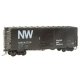 Pullman-Standard PS-1 40` Boxcar w/8` Door - Ready to Run -- Norfolk & Western 645328 (bla, HO, Kadee Quality Products 5328