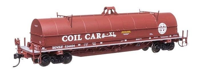 52′ NSC Type II Coil Car - Ready to Run -- BNSF 534404, HO, WalthersProto 105703