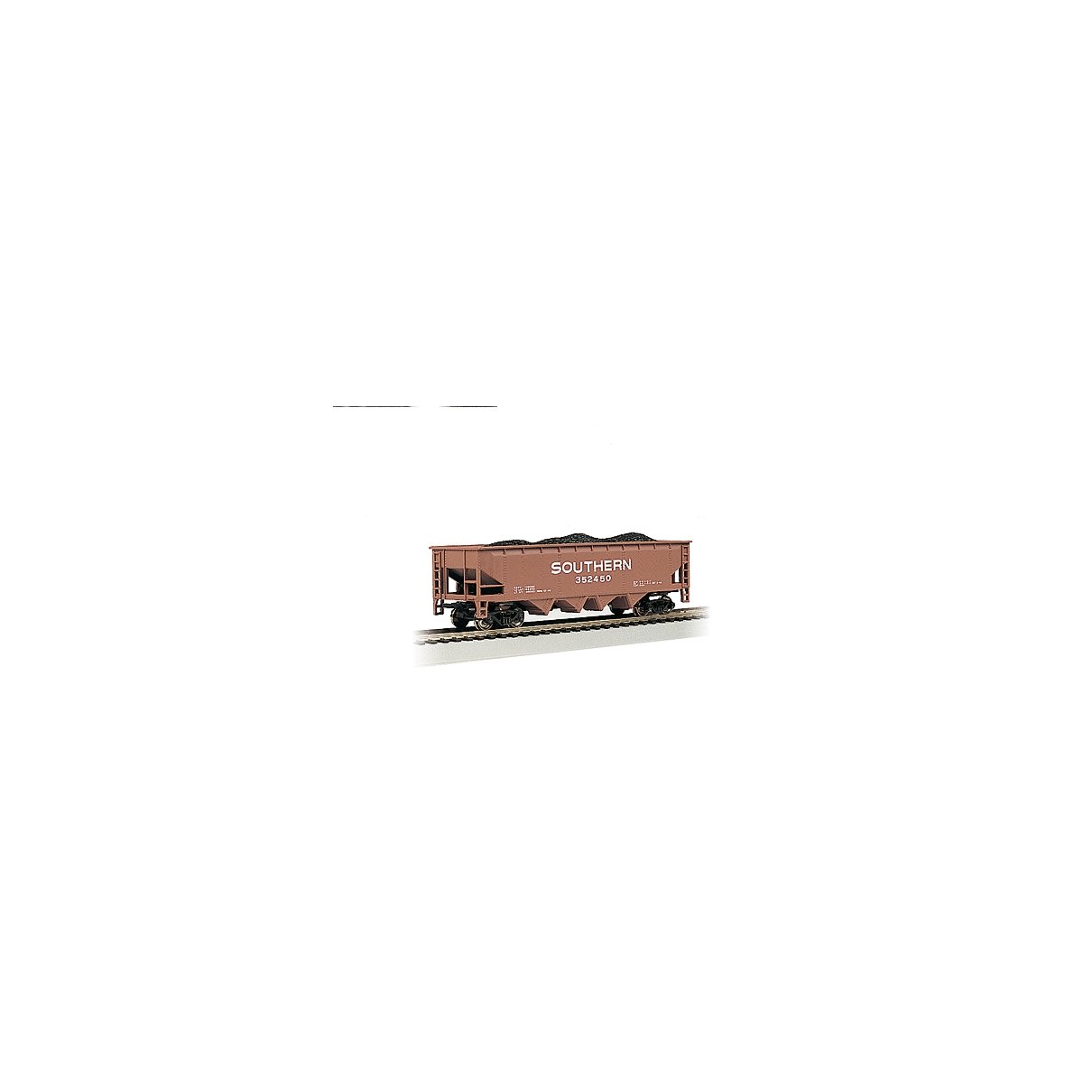 40′ Quad Hopper - Ready to Run - Silver Series(R) -- Southern Railway, HO, Bachmann Industries 17604