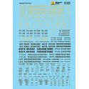 Assored Tank Cars -- Yellow and Black Lettering (1960s+), HO, Microscale Industries Inc 87236