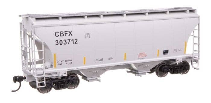 39′ Trinity 3281 2-Bay Covered Hopper - Ready-to-Run -- CBFX 303712, HO, WalthersMainline 49305