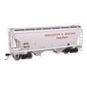 39′ Trinity 3281 2-Bay Covered Hopper - Ready-to-Run -- Winchester & Western 9576, HO, WalthersMainline 49330