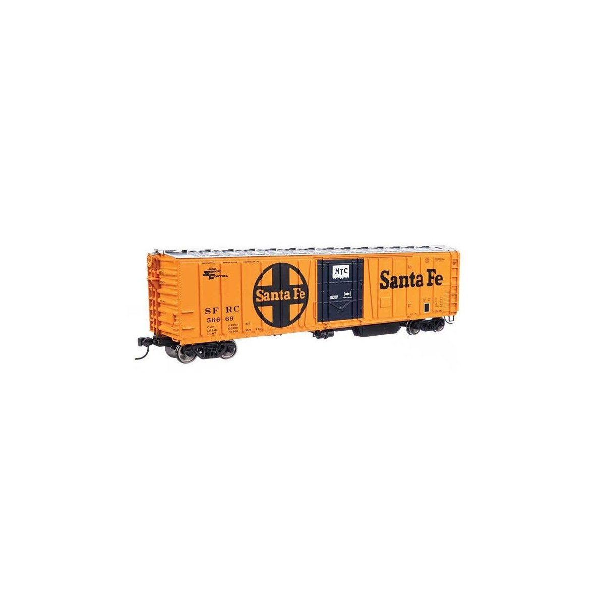 50′ AAR Mechanical Refrigerator Car - Ready-to-Run -- Santa Fe 56669, HO, WalthersMainline 3777