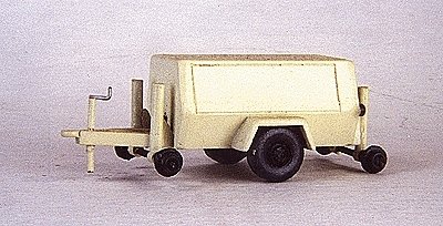 Maintenance-of-Way (MOW) / Work Train Equipment (Unpainted Metal Kit) -- Hy-Rail 160 PSI Air Com, HO, Custom Finishing 7024