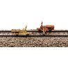 Track Inspection Car -- Velocipede pkg(2), N, Railway Express Miniatures 2014