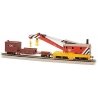 250-Ton Crane Derrick with Boom Tender - Silver Series(R) -- Canadian National, HO, Bachmann Industries 16104