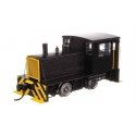 Plymouth ML-8 Industrial Switcher - Standard DC -- Black with Yellow Stripes, HO, WalthersMainline 10019