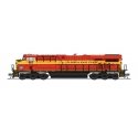GE ES44AC - Standard DC - Stealth -- Florida East Coast 807 (red, yellow), N, Broadway Limited Imports 8638