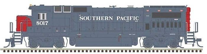 GE Dash 8-39B - LokSound and DCC - Master(R) Gold -- Southern Pacific 8001 (gray, re, HO, Atlas Model Railroad Co. 10004320