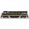 GE U33/36B - Standard DC - Master(R) Silver -- Seaboard Coast Line 1816 (black, yello, N, Atlas Model Railroad Co. 40005953