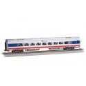 Siemens Venture Coach - Amtrak Version - Ready to Run -- Amtrak 4125 (Midwest Coach B silver, HO, Bachmann Industries 74510