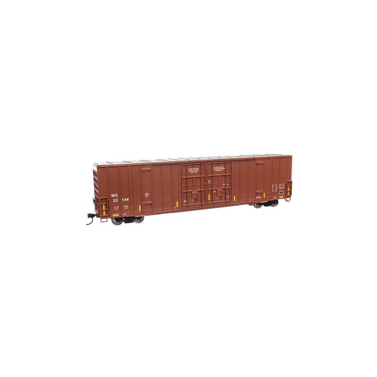 60′ High Cube Plate F Boxcar - Ready to Run -- Wisconsin Central 22144, HO, WalthersMainline 3051