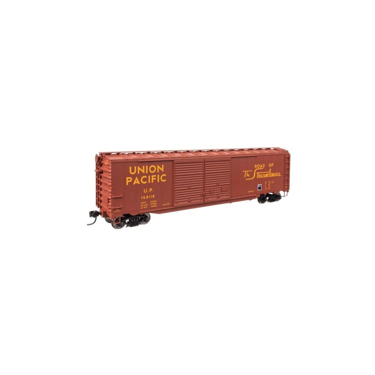 50′ AAR Improved Double-Door Boxcar - Ready to Run -- Union Pacific(R) 160118, HO, WalthersMainline 46617