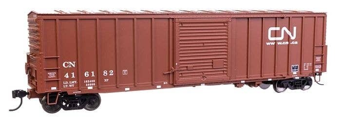50′ ACF Exterior Post Dreadnaught End Plate B Boxcar - Ready to Run -- Canadian National 416182, HO, WalthersMainline 46006