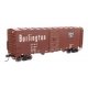 40′ Association of American Railroads Modernized 1948 Boxcar - Ready to Run -- Chicago, Burlingt, HO, WalthersMainline 1207