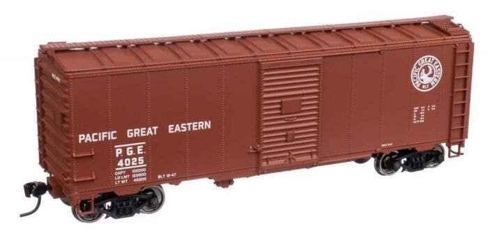 40′ Association of American Railroads 1944 Boxcar - Ready to Run -- Pacific Great Eastern 4025, HO, WalthersMainline 1368