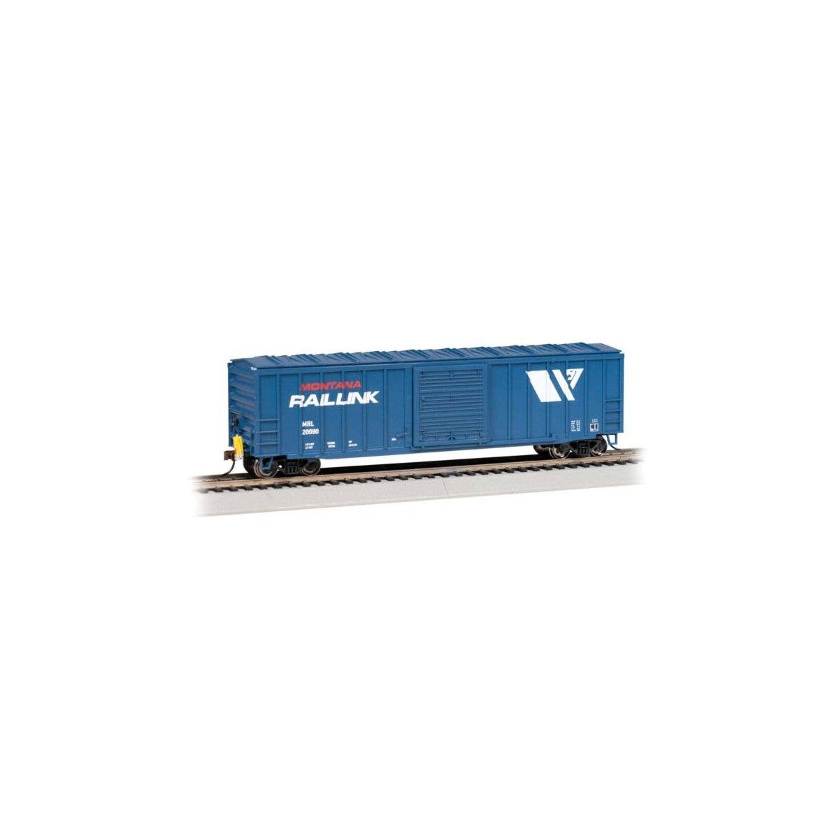 ACF 50`6` Outside-Braced Boxcar - Flashing Rear End Device - Ready to Run -- Montana Rail Li, HO, Bachmann Industries 14912