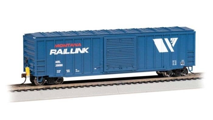 ACF 50`6` Outside-Braced Boxcar - Flashing Rear End Device - Ready to Run -- Montana Rail Li, HO, Bachmann Industries 14912