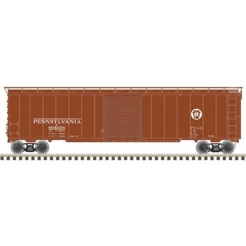Postwar 50′ Single-Door Boxcar - Ready to Run - Master(R) -- Pennsylvania Railroad 6, HO, Atlas Model Railroad Co. 20007527
