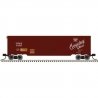 50′ Single-Door Boxcar - Ready to Run -- Chicago, Burlington & Quincy 24382 (Boxcar Red, Everywhere W, N, Trainman 50006913