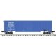 50′ Single-Door Boxcar - Ready to Run -- Canadian National 794222 (blue), N, Trainman 50006920