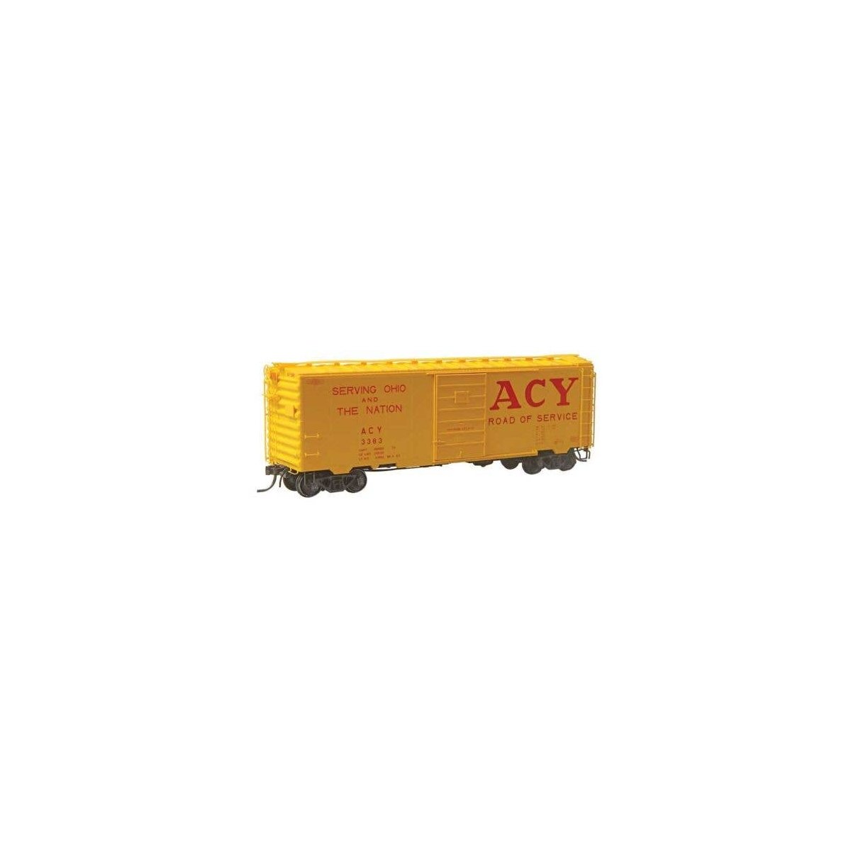 Pullman-Standard PS-1 40` Boxcar, 6` Door - Ready to Run -- Akron, Canton & Youngstown ACY, HO, Kadee Quality Products 4339