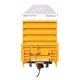 60′ High Cube Plate F Horizontal Post Boxcar - Ready to Run -- TTX TBOX 630401 (yellow, black, H, HO, WalthersMainline 3120