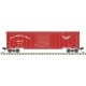 50′ Single-Door Boxcar - Ready to Run -- Gulf, Mobile & Ohio 9213 (red, Wings Logo), N, Trainman 50006914