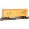 36′ Double-Sheathed Wood Boxcar, Steel Roof, Ends, Fishbelly Underframe Kit -- Missouri-Kansas-Texa, HO, Accurail Inc 1307