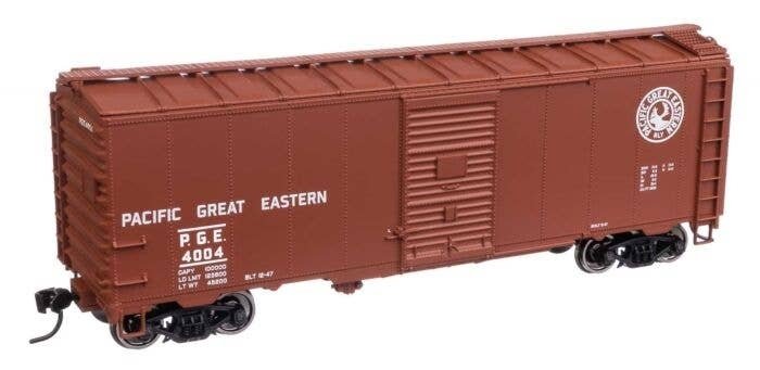 40′ Association of American Railroads 1944 Boxcar - Ready to Run -- Pacific Great Eastern 4004, HO, WalthersMainline 1367