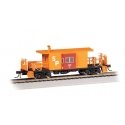 Transfer Caboose - Ready to Run -- Southern Pacific 1 (orange, red), HO, Bachmann Industries 76403