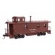 30′ ATSF 1300-Series Wood Caboose - Ready to Run -- Santa Fe 1436 (A.T.S.F, 1938-1941 Scheme Mine, HO, WalthersProto 103207
