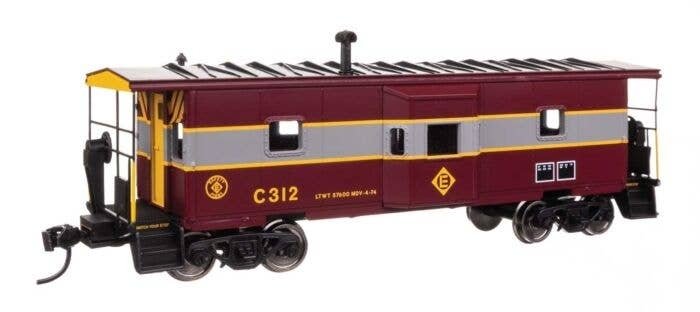 International Bay Window Caboose - Ready to Run -- Erie Lackanwanna C312, HO, WalthersMainline 8676