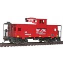 Wide-Vision Caboose - Ready to Run -- Norfolk Southern (red, white), HO, WalthersTrainline 1527