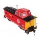 Wabash Streamlined Caboose - Ready to Run -- Detroit Toledo & Ironton 120, HO, WalthersProto 103605