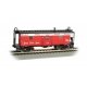 Steel Bay Window Caboose - Ready to Run -- Nickel Plate Road 425 (red, white, black ′High Sp, HO, Bachmann Industries 73202