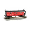 Steel Bay Window Caboose - Ready to Run -- Nickel Plate Road 425 (red, white, black ′High Sp, HO, Bachmann Industries 73202