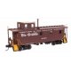 30′ GTW Style Wood Caboose with Offset Coupola - Ready To Run -- Denver & Rio Grande Western(TM) , HO, WalthersProto 103259