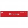 40′ Standard-Height Container 3-Pack - Assembled - Master(R) -- K-Line Set 2 (red, w, HO, Atlas Model Railroad Co. 20007476